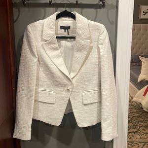 Donna Karen white blazer
